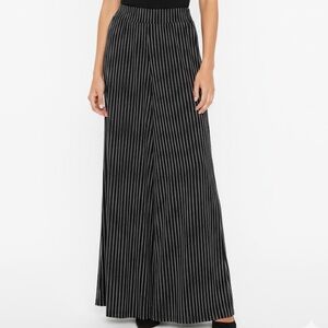 Sharon Max  Black and White Striped Wide Leg